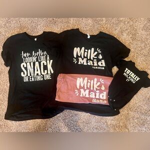 Breastfeeding Mama Humor Shirt Lot